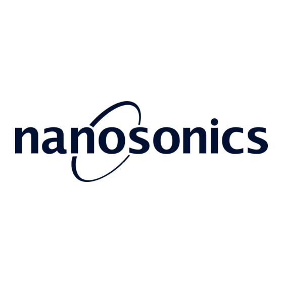 Nanosonics trophon Mode D'emploi