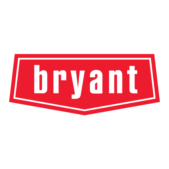 Bryant A Série Instructions D'installation, De Mise En Marche, De Fonctionnement, D'entretien Et De Réparation