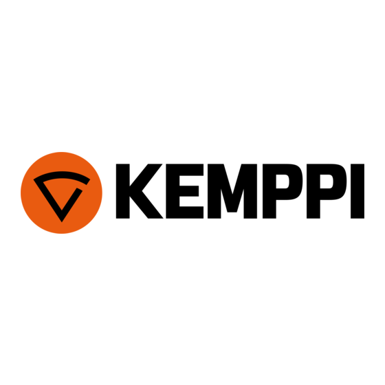 Kemppi A3 MIG Rail System Manuel D'utilisation