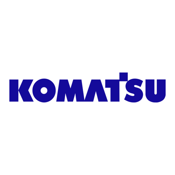 Komatsu D155AX-8 Mode D'emploi