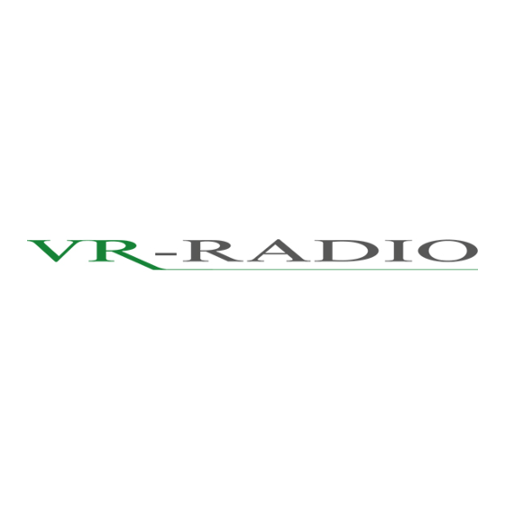 VR-Radio IRX-300 Guide De Démarrage Rapide