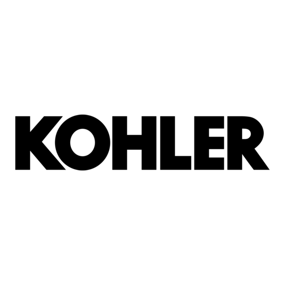 Kohler K-1013 Guide D'utilisation