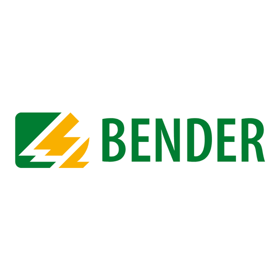 Bender ISOMETER IR425-D4 Manuel D'exploitation