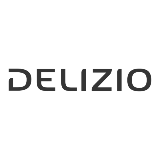 Delizio Comfort II Mode D'emploi