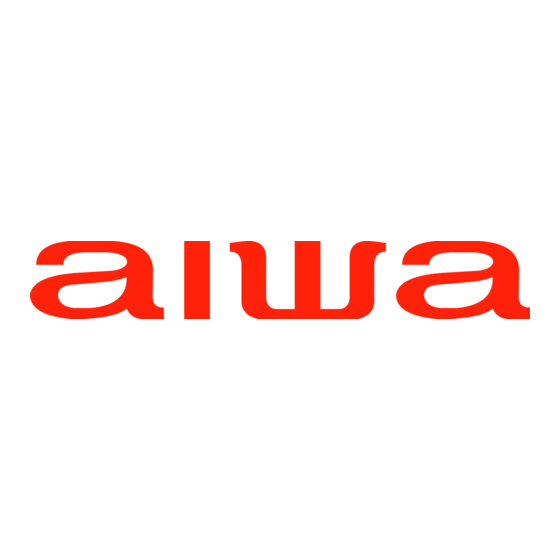 Aiwa TV-C1300U Mode D'emploi