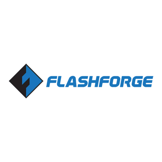 Flashforge Creator 3 Pro Guide Rapide