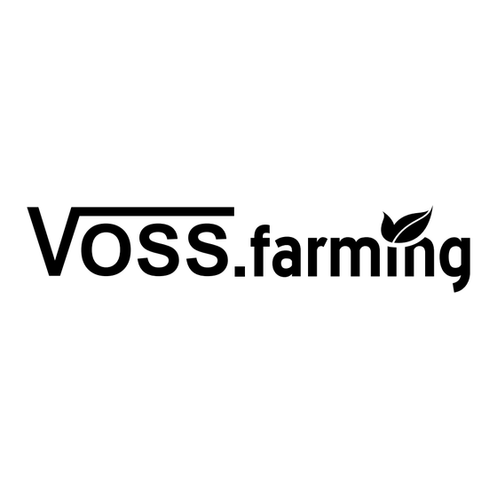 VOSS.farming Impuls duo 41310 Mode D'emploi