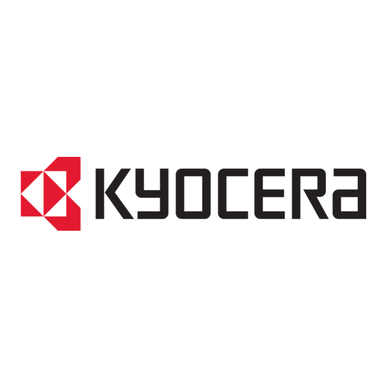 Kyocera ECOSYS M6230cidn Guide Rapide