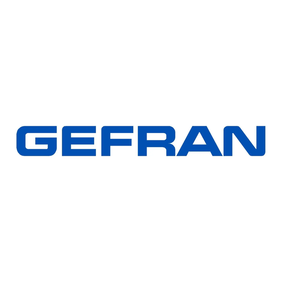 gefran GF_LOOPER 3.5” Guide D'utilisation Rapide