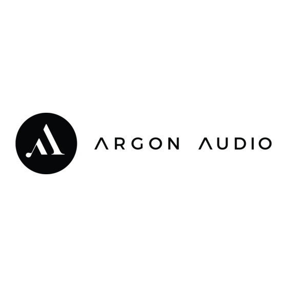 argon audio DAB1+ Mode D'emploi
