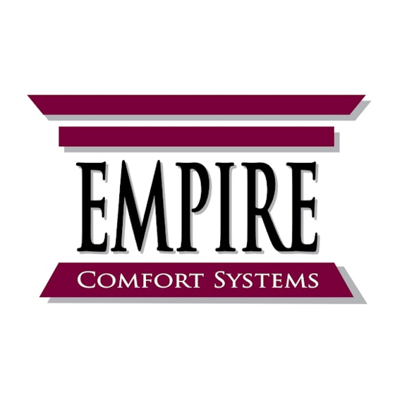 Empire Comfort Systems DVCT30 Serie Instructions D'utilisation