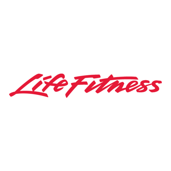 Life Fitness Console Integrity SL Manuel Du Propriétaire