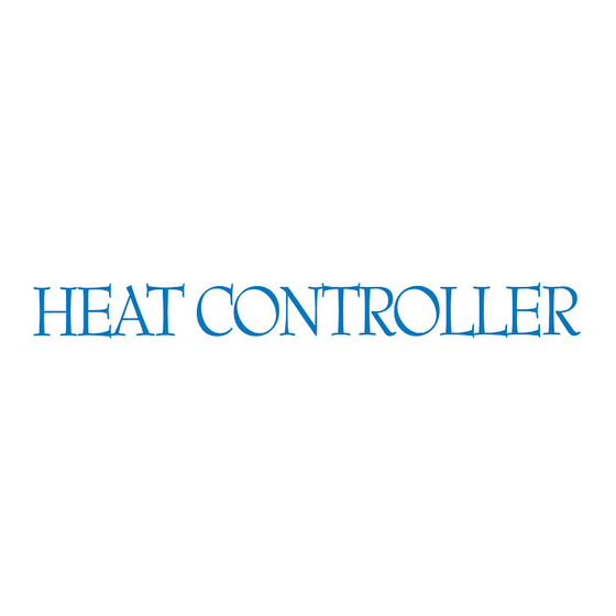 Heat Controller B-VFH09FA-1 Manuel D'installation, D'utilisation Et D'entretien