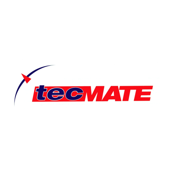 TecMate Optimate lithium TM470 Mode D'emploi