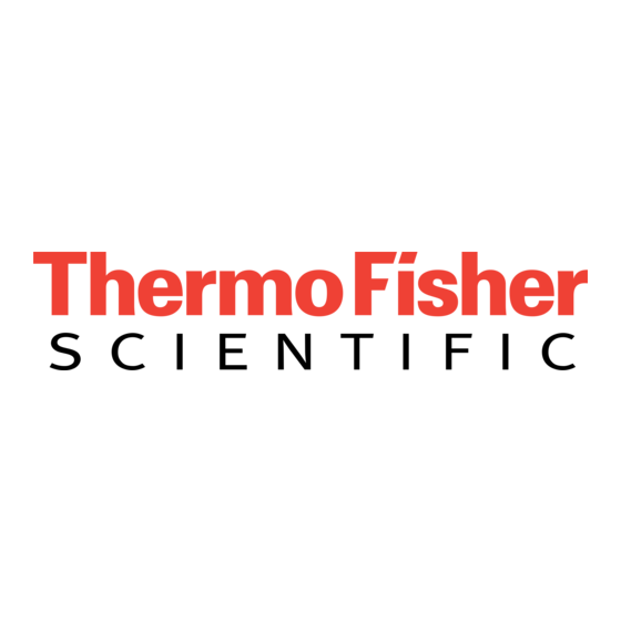 Thermo Scientific TSC Serie Manuel De Fonctionnement