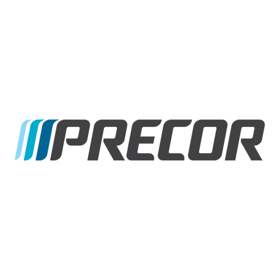 Precor Resolute Série Guide D'assemblage