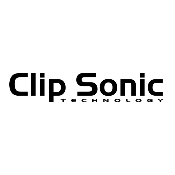 Clip Sonic SL253 Notice D'utilisation