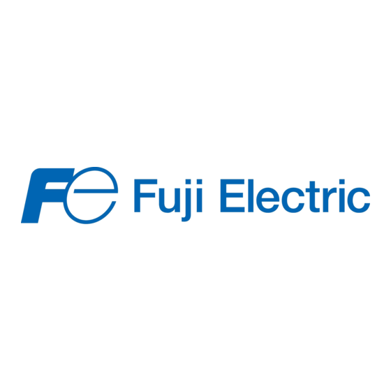 Fuji Electric FRENIC5000G11S 400V Série Mode D'emploi