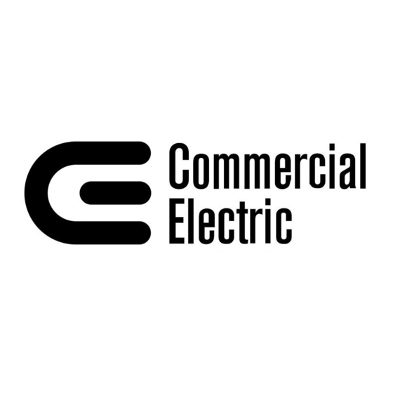 Commercial Electric CER5R Mode D'installation Et D'emploi