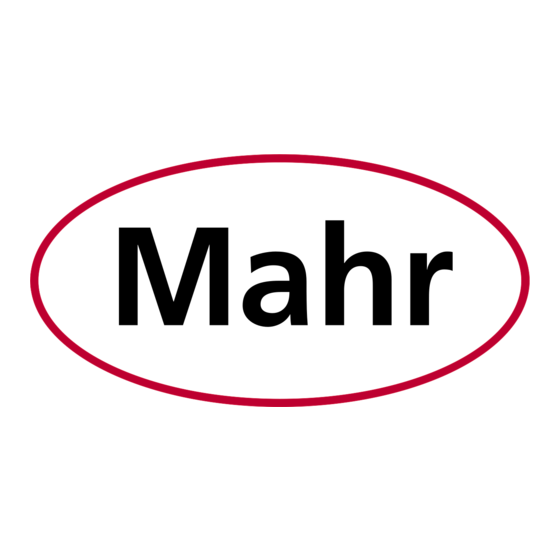 Mahr MarTest 800 S Guide Rapide