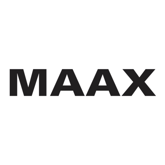MAAX PFL-001A Mode D'emploi