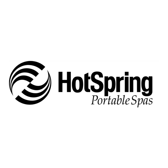 HotSpring HOT SPOT Serie Manuel D'utilisation