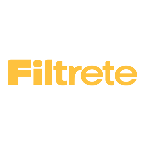 Filtrete FAP-SC02W Serie Manuel D'utilisation