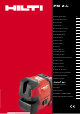 Hilti PM 2-L Mode D'emploi