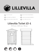 Luoman Lillevilla Toilet 13-1 Notice De Montage