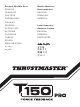 Thrustmaster T150 PRO Manuel De L'utilisateur