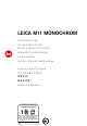Leica M11 Mode D'emploi Succinct