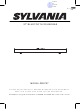 Sylvania SB3727 Mode D'emploi