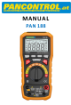 PANCONTROL PAN 188 Manuel D'instructions