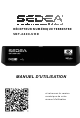 SEDEA SNT-2400-UHD Manuel D'utilisation