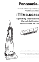 Panasonic QUICKDRAW MC-UG504 Manuel D'utilisation