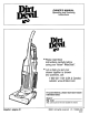 Dirt Devil M089800 Mode D'emploi