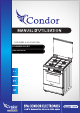 Condor CCV6060SS SECURIT Manuel D'utilisation