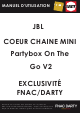 Harman JBL PARTYBOX ON-THE-GO V2 Mode D'emploi