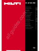 Hilti C 4/12-50 Mode D'emploi