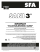 Sfa SANI 3 Mode D'emploi