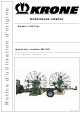 Krone Swadro 1400 Plus Série Notice D'utilisation D'origine