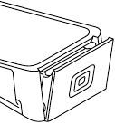 Chargement du rouleau de papier &Eacute;tape 1