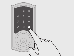 Ajout de codes utilisateur avec le Mastercode activ&eacute; &Eacute;tape 4
