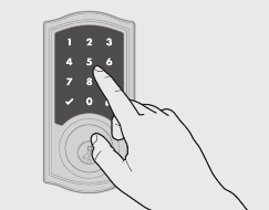 Ajout de codes utilisateur avec le Mastercode activ&eacute; &Eacute;tape 5