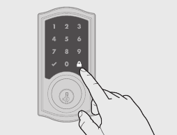 Ajout de codes utilisateur avec le Mastercode activ&eacute; &Eacute;tape 6