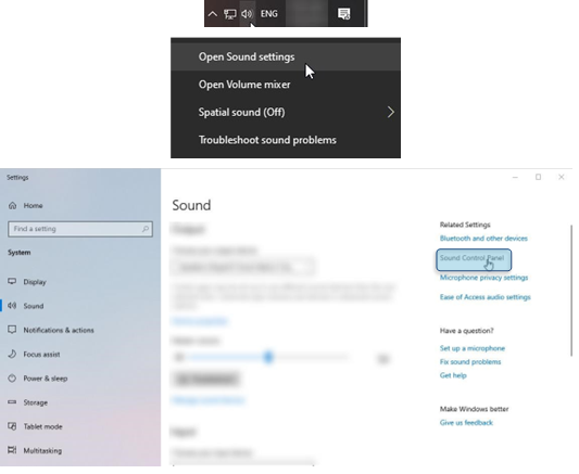 Configuration avec un PC &Eacute;tape 2