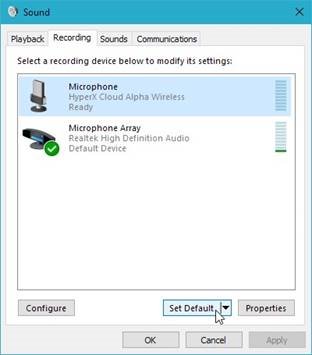 Configuration avec un PC &Eacute;tape 4