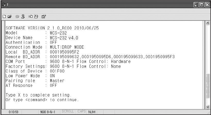 Configuration du mode Multi-Drop - &Eacute;tape 2
