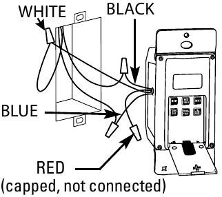 Installation du programmateur avec un interrupteur simple