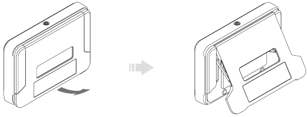 Utilisation de la b&eacute;quille